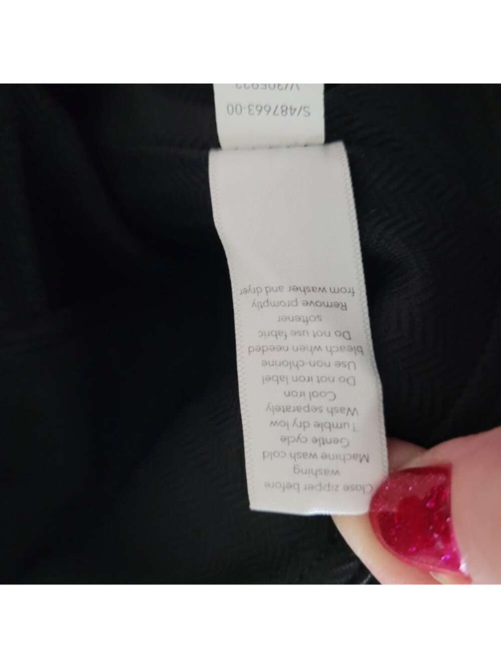Athleta Delancey Herringbone Tight High-Waisted Leggings Size XSP Black Pockets - Picture 8 of 8